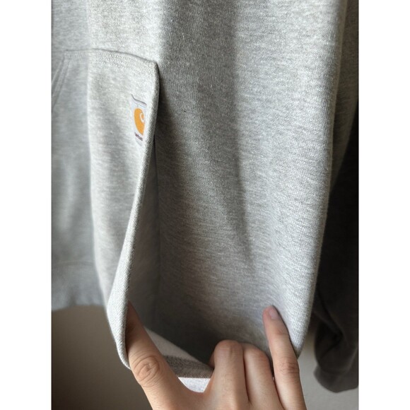 NWT Carhartt Rain Defender Heavyweight Grey Hoodie Loose Fit Men’s Size 2XL - Picture 4 of 8